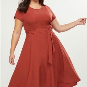 NWT Lane Bryant Rosewood Lena High-Low dress Sz28W